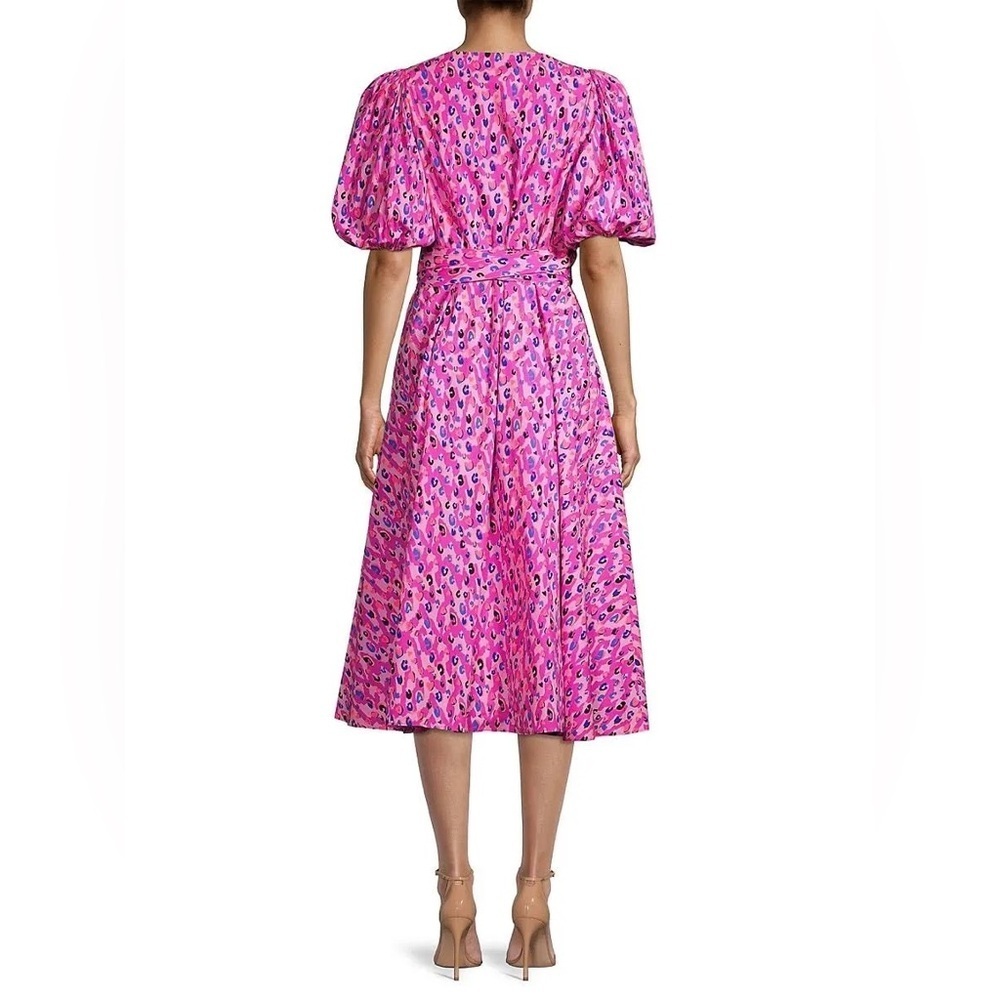 L-1 Lilly Pulitzer Juney Elbow Length Sleeve Midi Wrap Dress - Picture 2 of 15